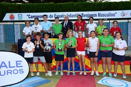Juan Elosegui Campeón de España Benjamín 9 años y Paula Balanzategui Subcampeona de España Alevín