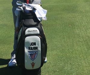 La bolsa de Jon Rahm.