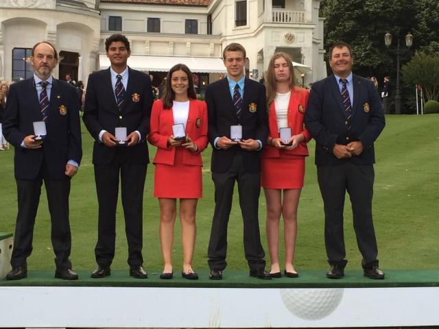 España, con Natalia Aseguinolaza, medalla de plata en el Campeonato de Europa Sub 16