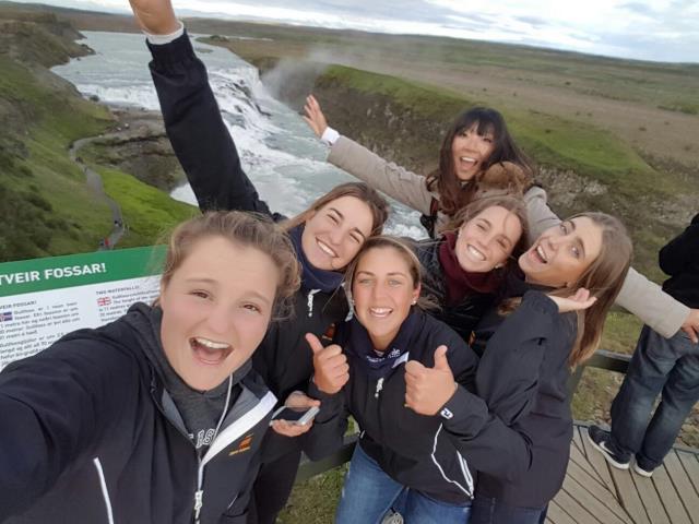 Ainhoa Olarra con España en el Campeonato de Europa Absoluto por equipos Femenino