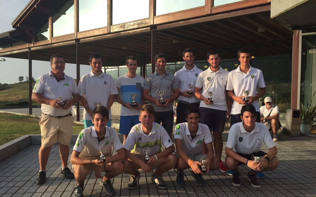 El equipo del Club de Golf Larrabea se adjudica el título del Campeonato País Vasco Interclubes Masculino