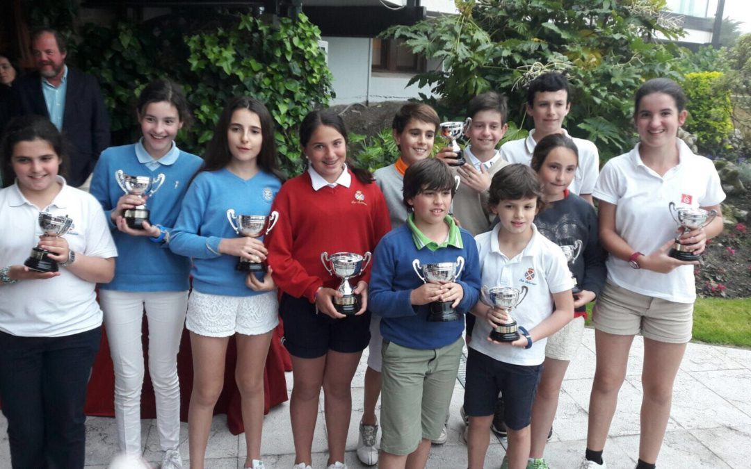 Arrieta y Balanzategui (Infantiles), Guibert y Salegui (Alevines), Arozena e Iraola (Benjamín) Campeones de Neguri Infantil 2017