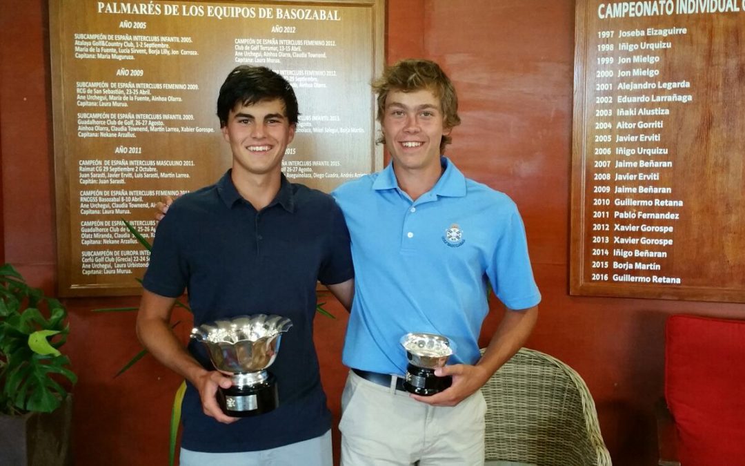 Iñigo Beñaran y Oihana Etxezarreta Campeones de Basozabal Absolutos