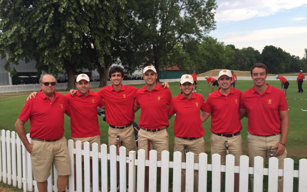 Javier Sainz en el Campeonato de Europa por Equipos con el combinado nacional