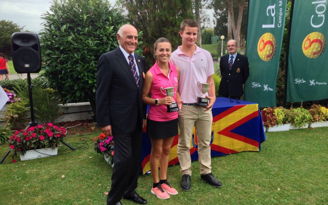 Carmen Sainz y Xabier Gorospe Campeones de España Dobles Mixto