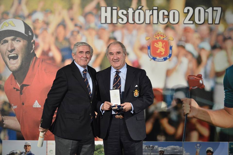 Rafael Nebreda, Jaime Salaverri y Javier Sainz Medallas de Oro al Mérito en Golf