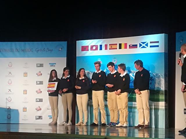 Victoria del equipo nacional, con Natalia Aseguinolaza entre sus filas, en el I Campeonato Internacional de Marruecos Sub-18 Mixto