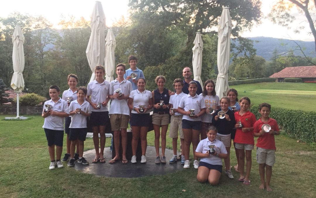 Lizarazu/Balanzategui (Infantil), Tamés/Iraola (Alevín) y Dearden/Iraola (Benjamines) – Campeonesde Jaizkibel Infantil