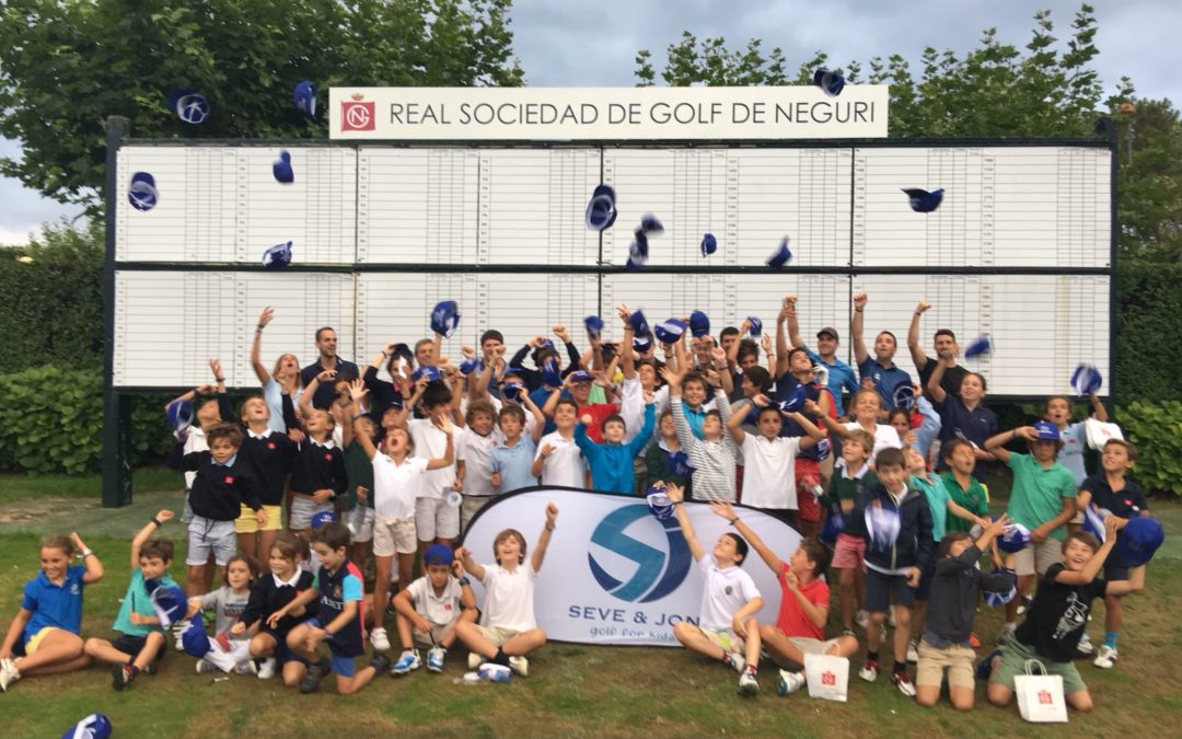 Broche de oro en Meaztegi con la Gran Final del “Seve & Jon golf for kids”