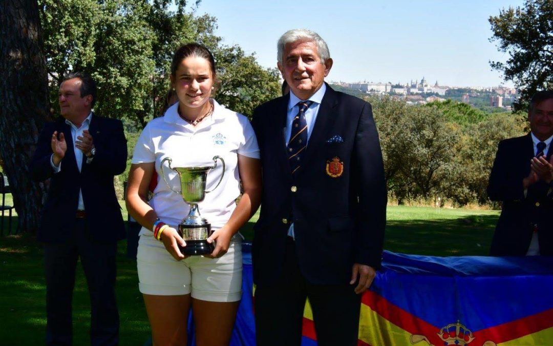 María Villanueva Campeona de España Amateur Femenina 2019 – «I Memorial Emma Villacieros»