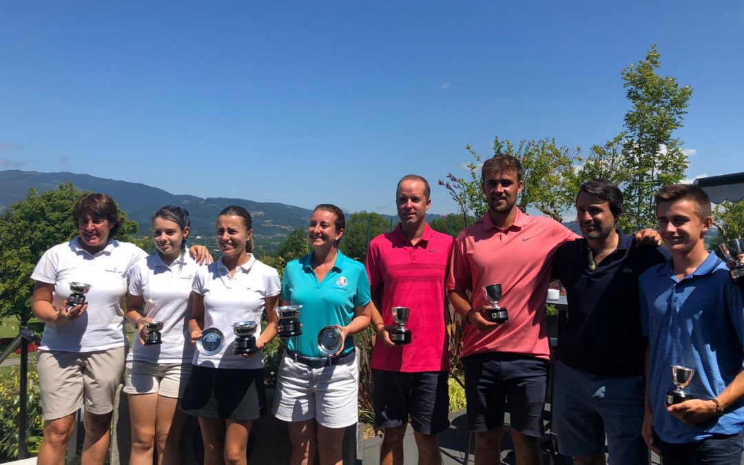 Sinde-Larrea (Masculino) y Sainz-Ausin (Femenino) Campeones Dobles del País Vasco 2019