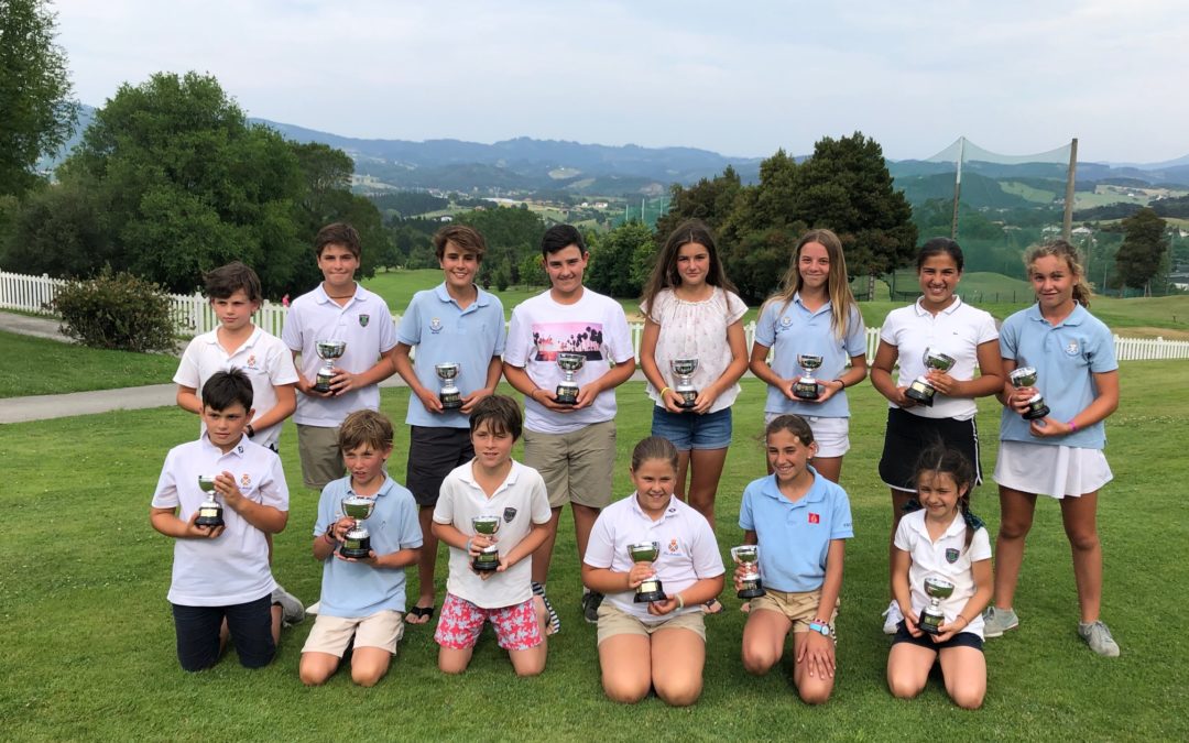 Perez/Lanchares (Infantil), Martinez/Iraola (Alevín) e Yrizar/Iraola (Benjamin), Campeones de Laukariz Infantil