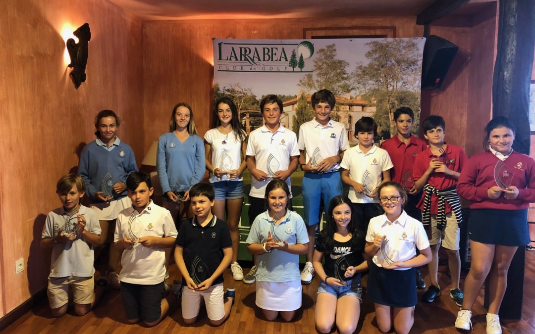 Fernandez/Lanchares (Infantiles), Elosegui/Yrizar(Alevines) e Yrizar/Eguiazabal (Benjamines)- Campeonato de LarrabeaInfantil