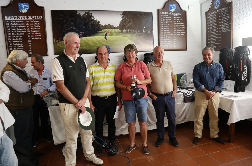Mª Pia Allende y Marcelino Gonzalez, Campeones del País Vasco Senior 2019