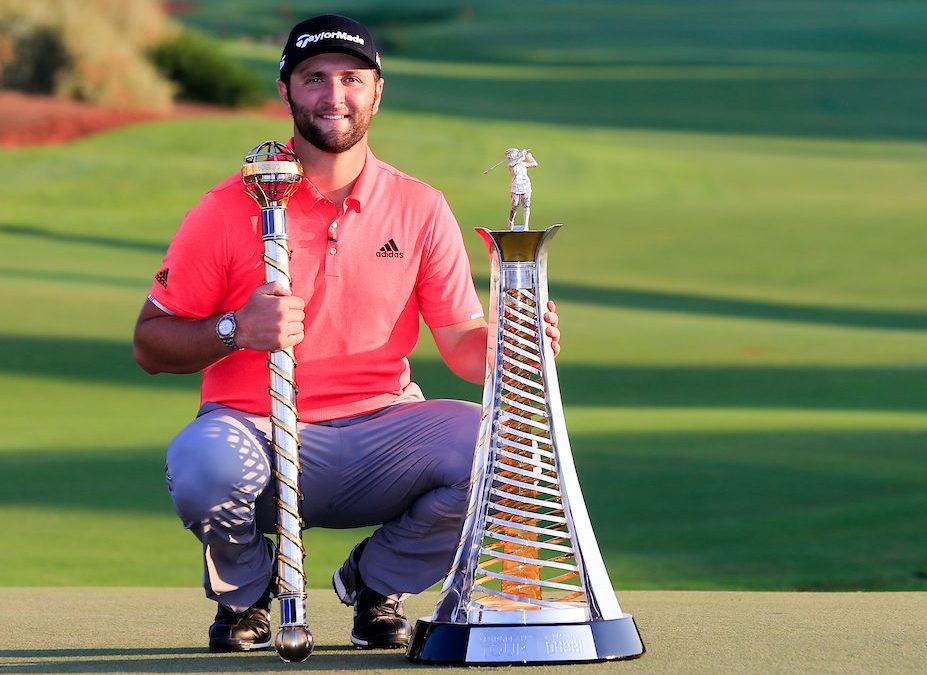 Jon Rahm ganador del DP World Championship y ganador de la Race to Dubai 2019