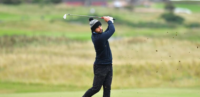 Otaegui asalta el liderato en Escocia con la mejor vuelta de su vida