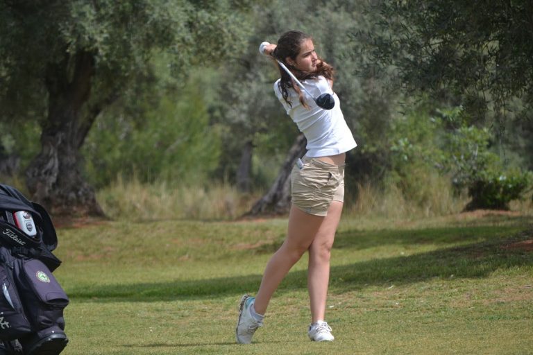 Paula Balanzategui y Martina López-Lanchares en el Internacional de Portugal