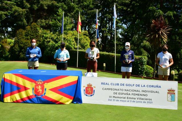 Notable actuación de M.Villanueva y P.Balanzategui en el Campeonato de España Amateur Femenino