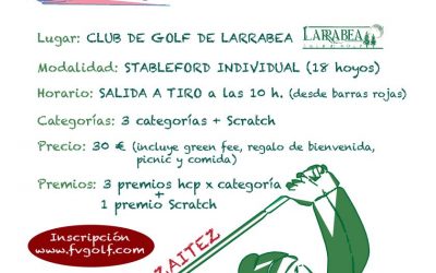 II Torneo País Vasco de la Mujer Golfista. 7 junio Larrabea C.G.