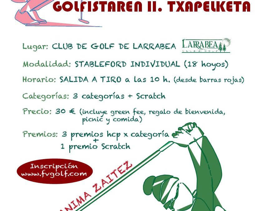 II Torneo País Vasco de la Mujer Golfista. 7 junio Larrabea C.G.