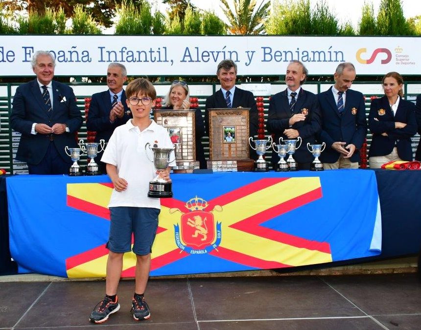 Unax Alustiza Campeón de España Benjamín Masculino 2022