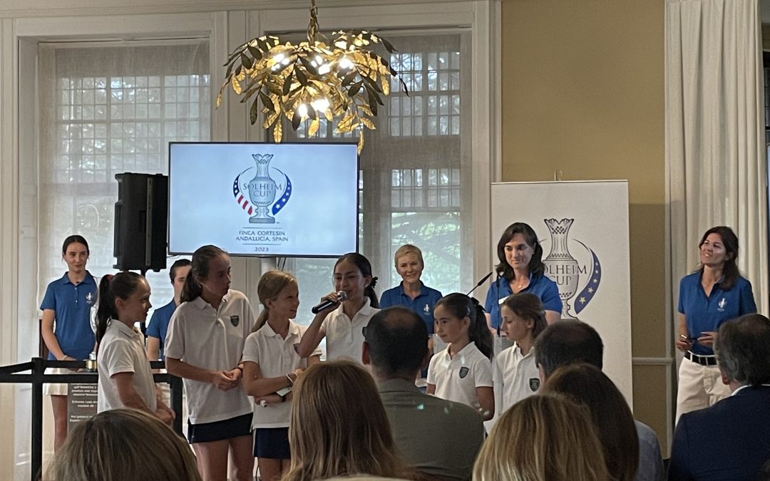 Presentación de la Copa Solheim en el País Vasco