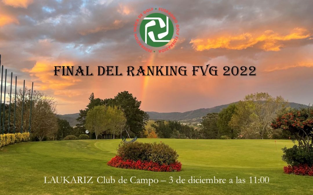 Horarios de Salida – Final del Ranking FVG 2022