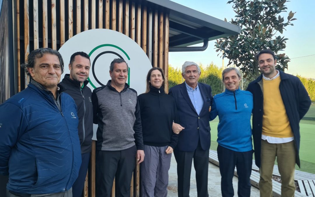 Visita institucional de la RFEG a la Escuela Celles