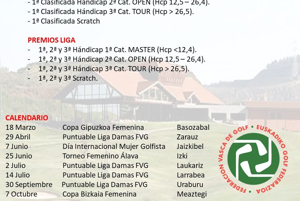 Arranca la Liga de Damas FVG 2023 en el País Vasco