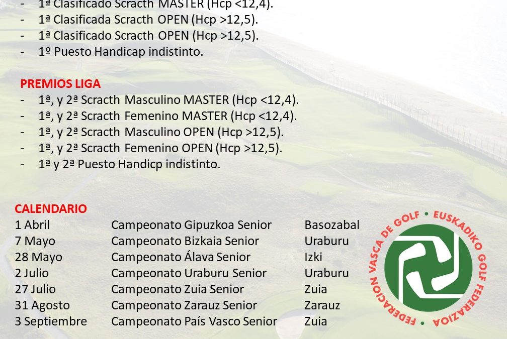 Arranca la Liga Senior FVG 2023 en el País Vasco