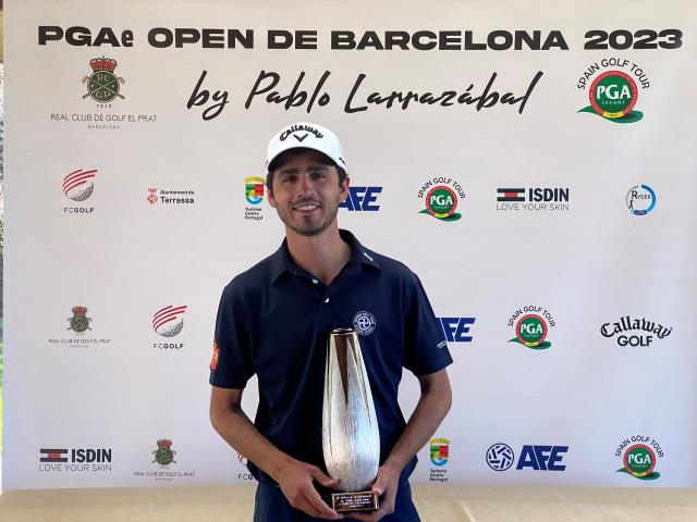 Javier Sainz ganador del Open de Barcelona PGAe hosted by Pablo Larrazábal