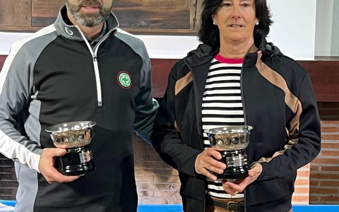 Aitor Gorriti y Arrate Garate Campeones de Gipuzkoa Senior 2023