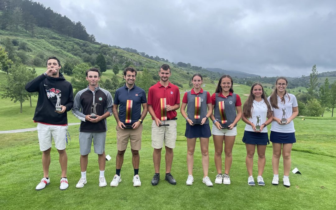 Lorena Etxeberria, Ainhoa Jauregui (Femenino) y Gonzalo Santamaría, Eduardo De Los Rios (Masculino) Campeones del País Vasco Dobles 2023