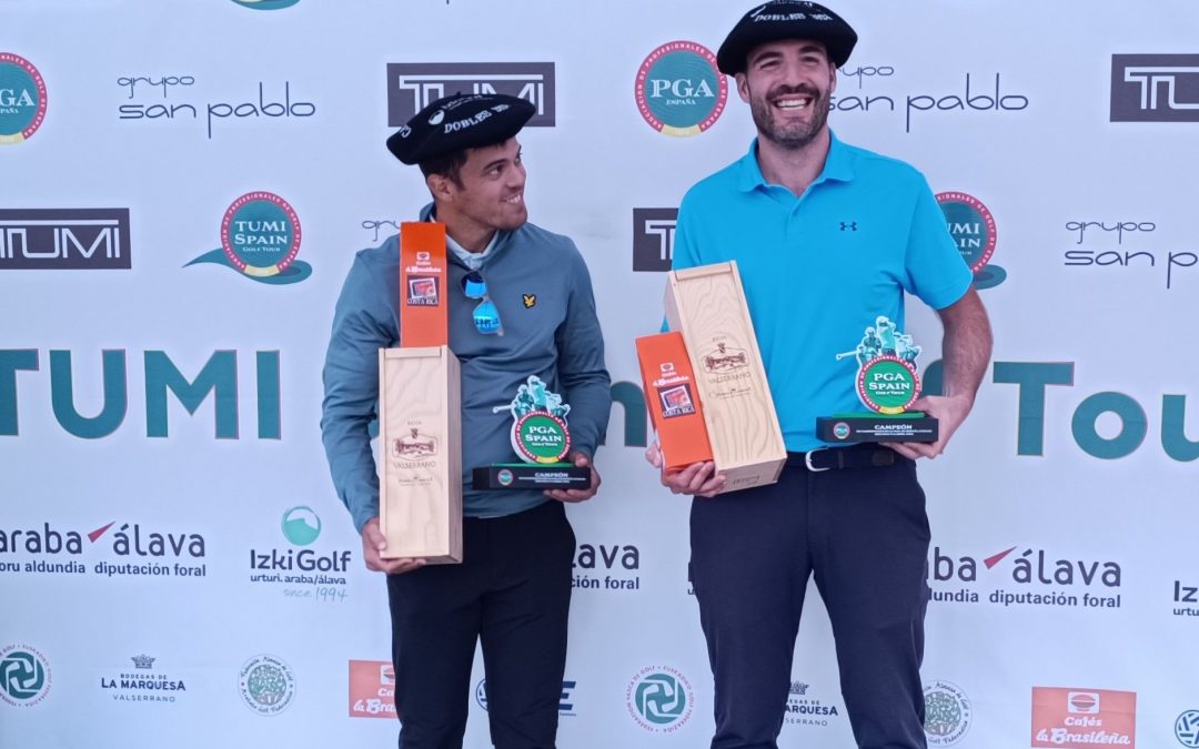 La pareja formada por Borja Virto y David Borda se proclaman ganadores del XX Campeonato Dobles de la PGA