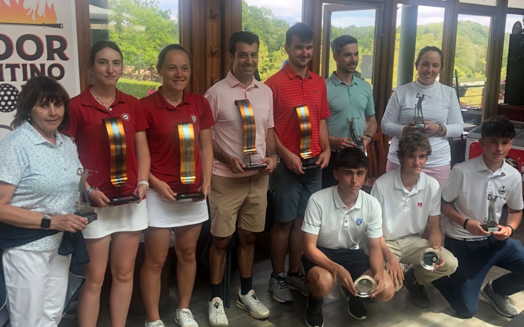 G.Santamaría/E.De los Ríos y L.Etxeberria/A.Jauregui Campeones del País Vasco Dobles