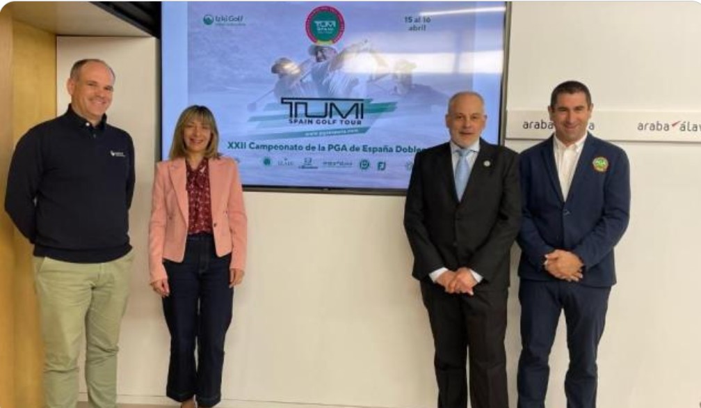 Presentación en la Diputación Foral de Alava de la XXII edición del Campeonato PGA Dobles de España