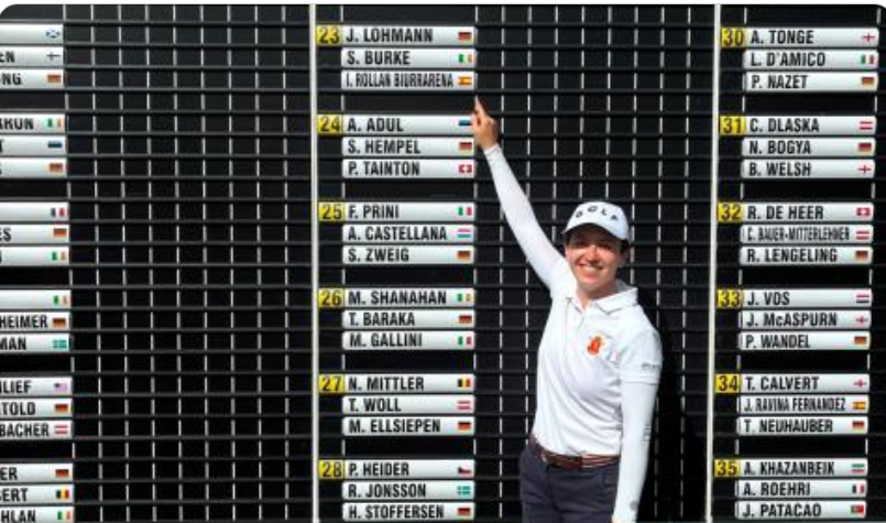 Gran Top ten de Irene Rollán en el Campeonato de Europa Mid Amateur Femenino