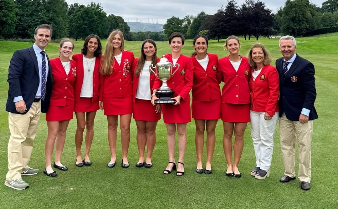 Paula Balanzategui e Irene Rollán (Capitana) medalla de oro en el Europeo Absoluto por Equipos Femenino