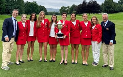 Paula Balanzategui e Irene Rollán (Capitana) medalla de oro en el Europeo Absoluto por Equipos Femenino