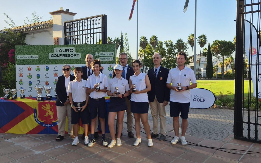 Larrabea conquista el título hándicap y Meaztegi logra el subcampeonato en el Campeonato de España Interclubs Infantil
