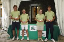 Soto, G&oacute;mez, Tirado y Sainz, foto Benjam&iacute;n Lebrato