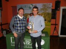 José Ramón Cid (Pte. FAG) e Iván Irazusta (Campeón) José Ramón Cid (Pte. FAG) e Iván Irazusta (Campeón)